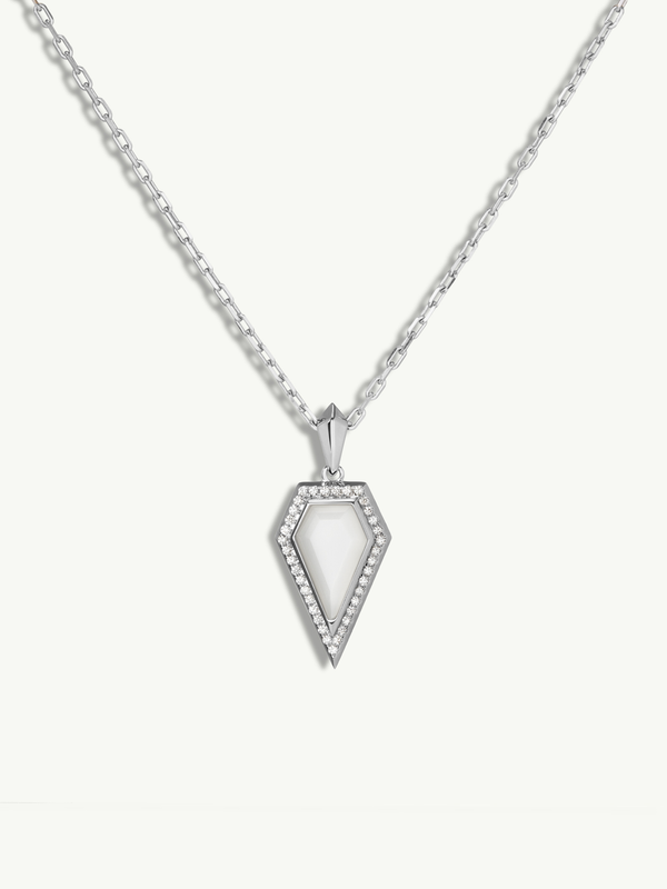 White gold necklace for 2025 her