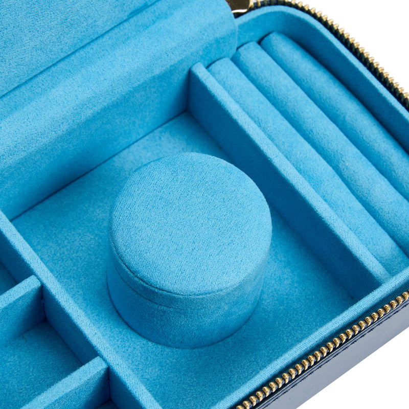 Sophia Jewelry Zip Case, Indigo