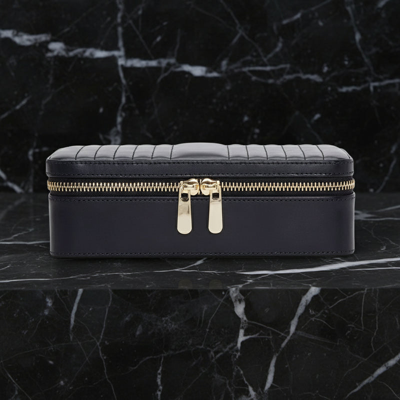 Maria Medium Jewelry Zip Case, Navy