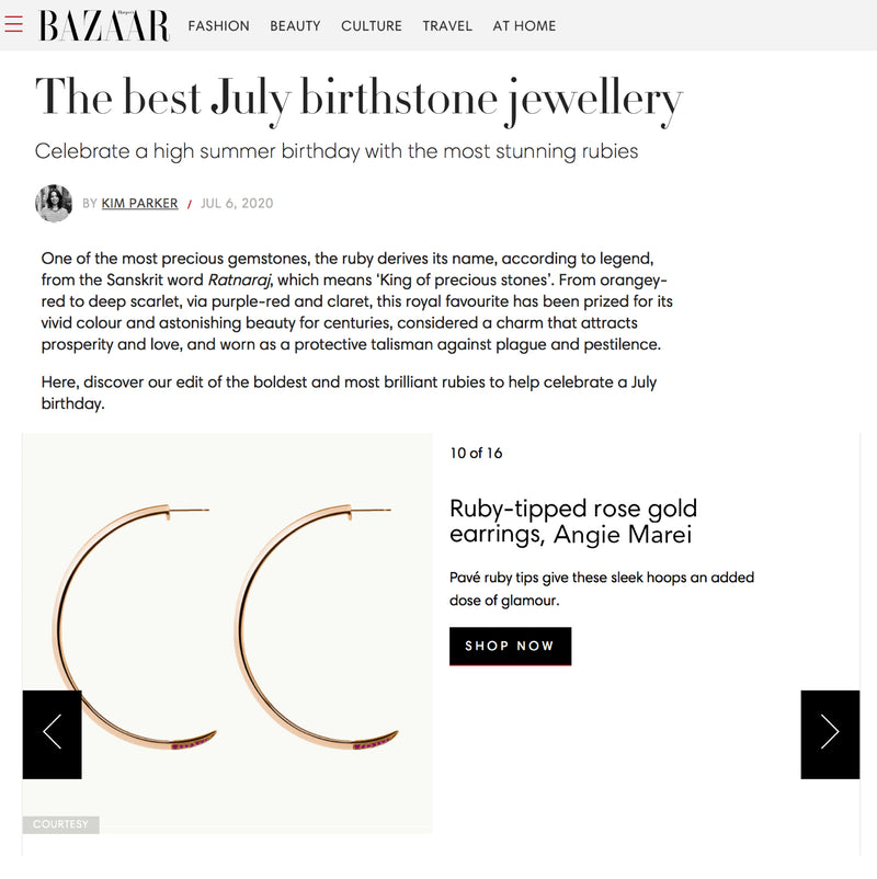 Asasara Hoop Earrings With Pavé White Diamond Tips In 18K White Gold
