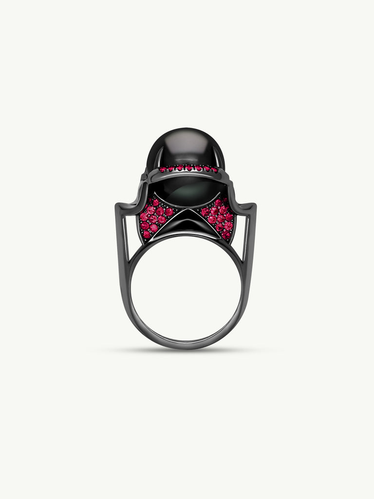 Pink CZ Nickel Free Black Rhodium Fairy Tale Engagement Bridal CZ Ring Set  | eBay
