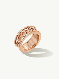 Amanti Infinity Spinning Ring In 18K Rose Gold