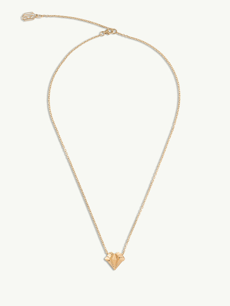 Alexandria Pendant Necklace In 18K Yellow Gold, 13mm