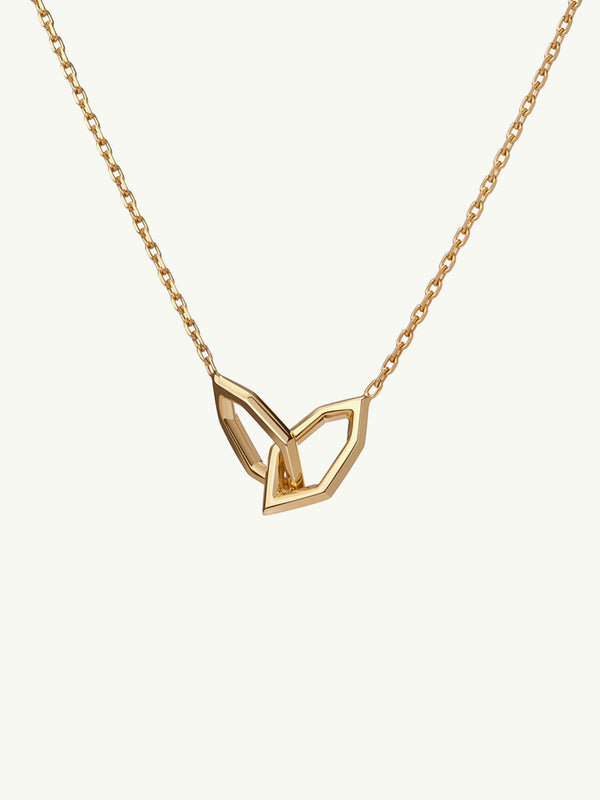 Amanti Chain Link Necklace In 18K Yellow Gold